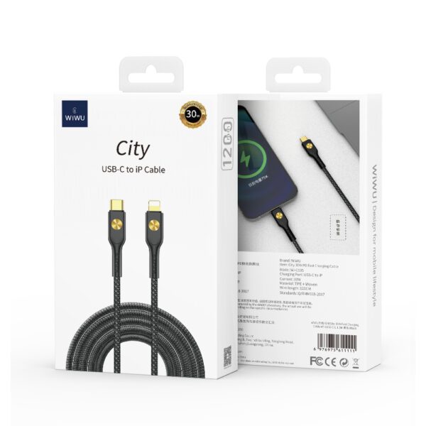 400203_oryg WIWU 30W City Cable Wi-C035 C-L black