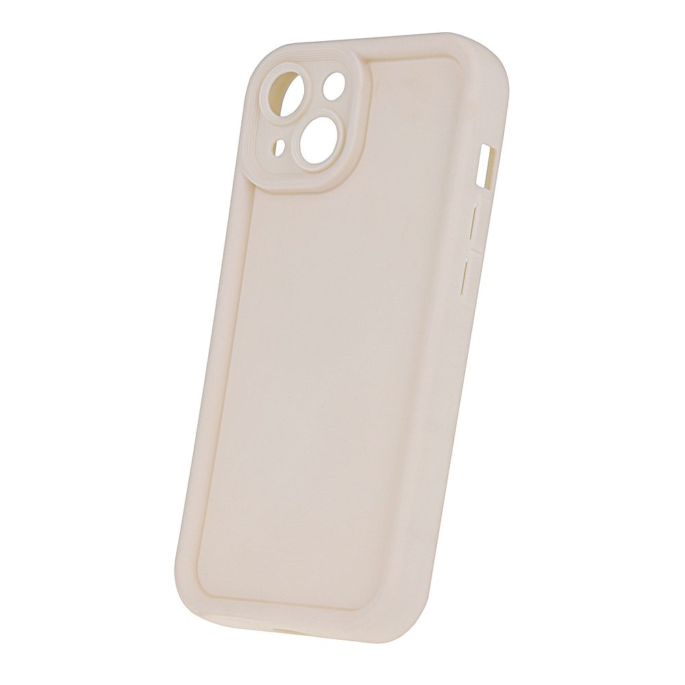 400261_oryg Rim TPU case for iPhone 15 Pro 6,1" beige