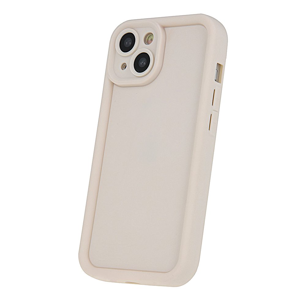 400262_oryg Rim TPU case for iPhone 15 Pro 6,1" beige