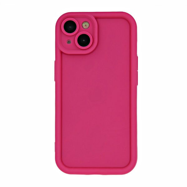 400273_oryg Rim TPU case for iPhone 16 6,1" pink