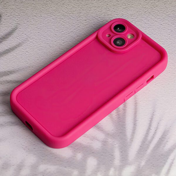 400276_oryg Rim TPU case for iPhone 16 6,1" pink