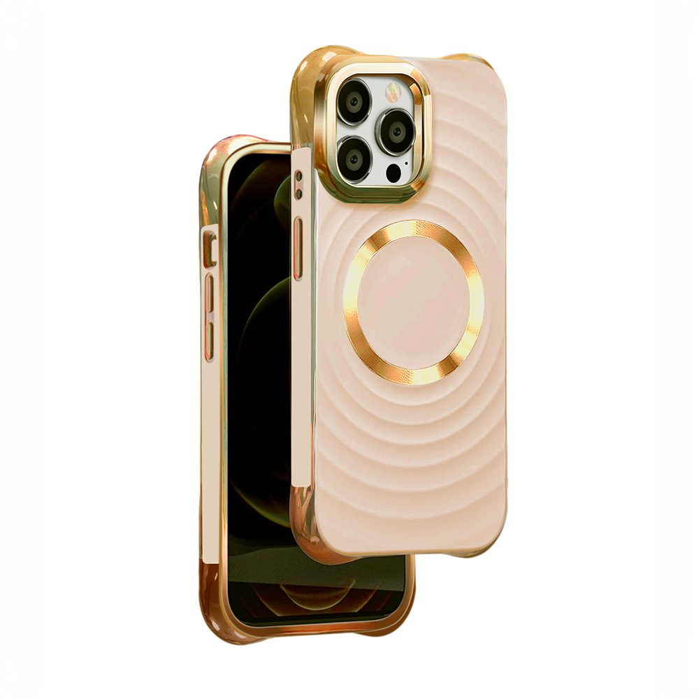 401166_oryg Circle Glam Mag case for iPhone 14 Pro 6,1" pink