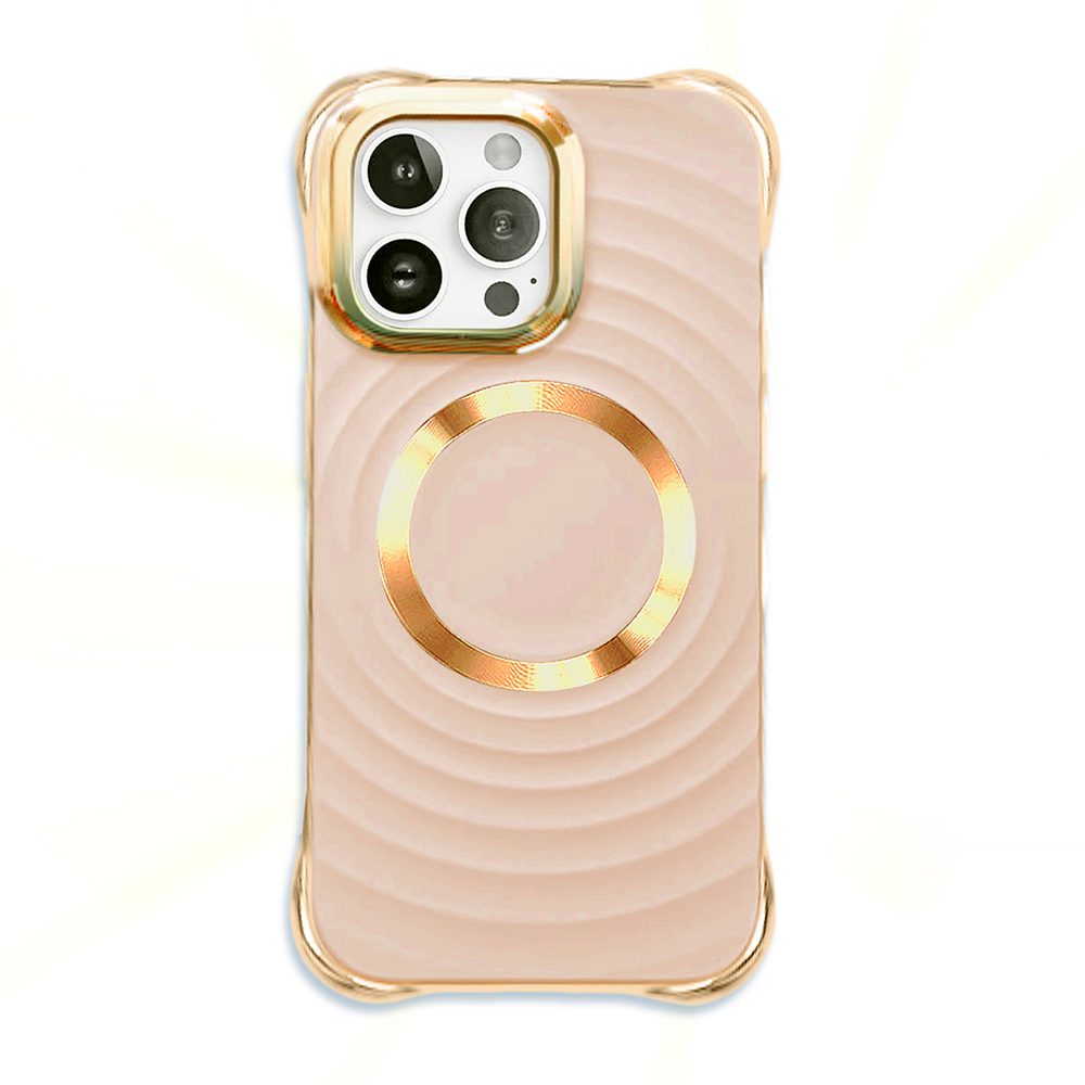 401167_oryg Circle Glam Mag case for iPhone 14 Pro 6,1" pink