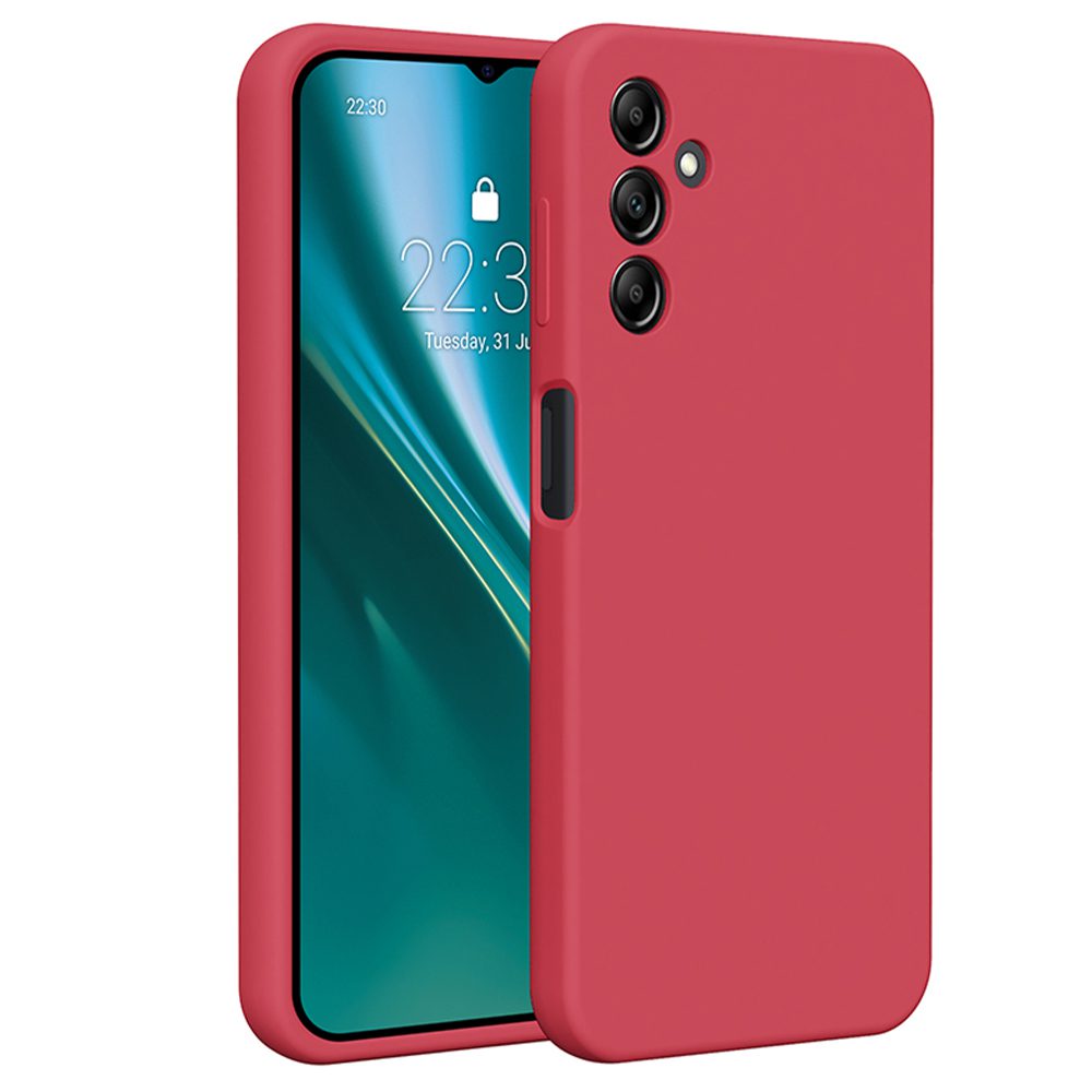 401218_oryg Etteri Silicone case for Samsung Galaxy A14 raspberry