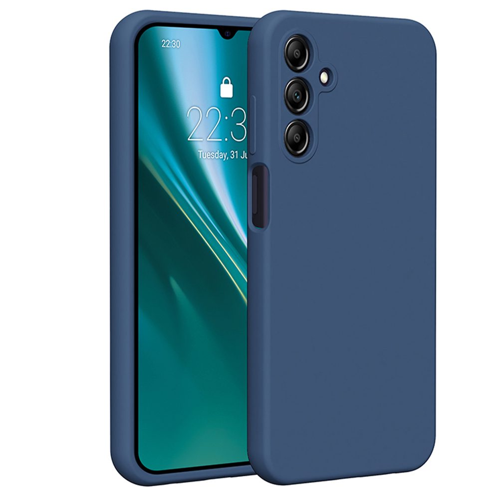 401245_oryg Etteri Silicone case for Samsung Galaxy A15 4G / A15 5G dark blue