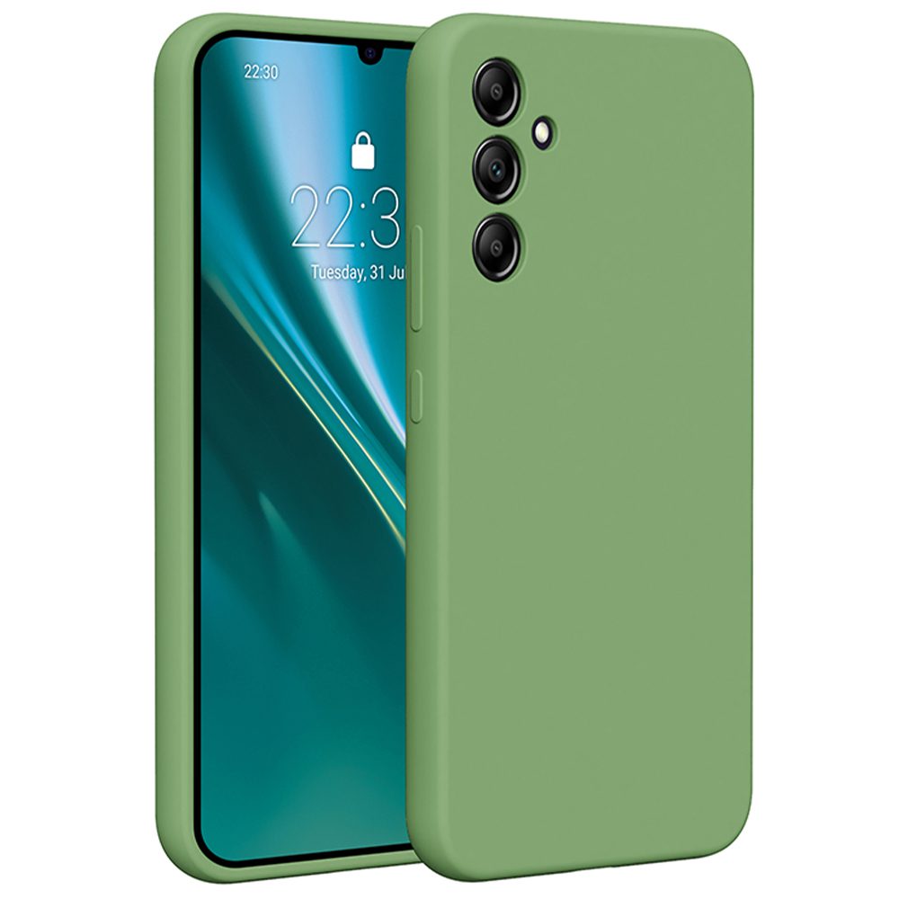 401253_oryg Etteri Silicone case for Samsung Galaxy A34 5G light green