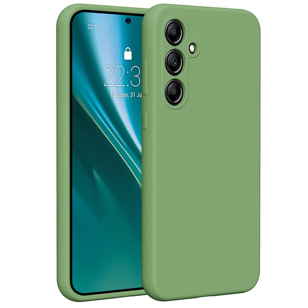 401259_oryg Etteri Silicone case for Samsung Galaxy A35 5G light green