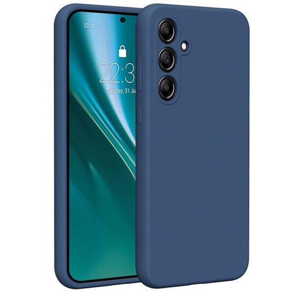 401263_oryg Etteri Silicone case for Samsung Galaxy A35 5G dark blue
