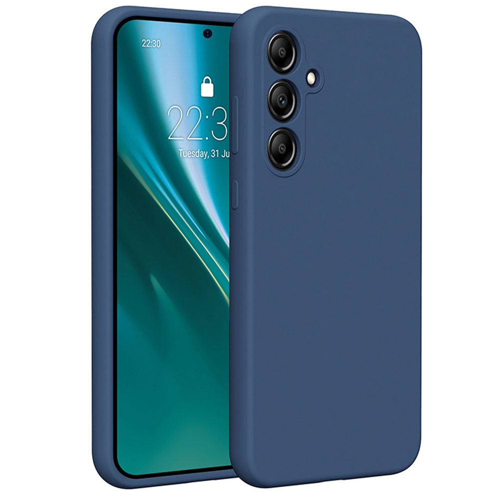 401263_oryg Etteri Silicone case for Samsung Galaxy A35 5G dark blue