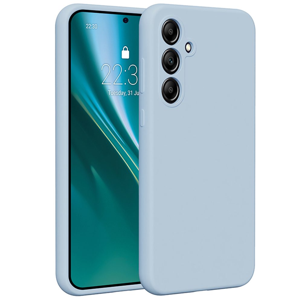401264_oryg Etteri Silicone case for Samsung Galaxy A35 5G light blue