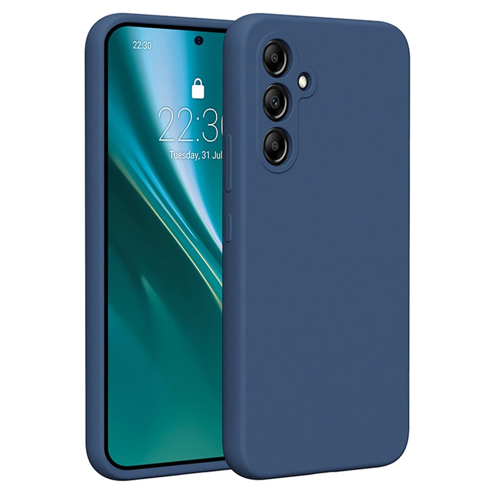 401269_oryg Etteri Silicone case for Samsung Galaxy A54 5G dark blue