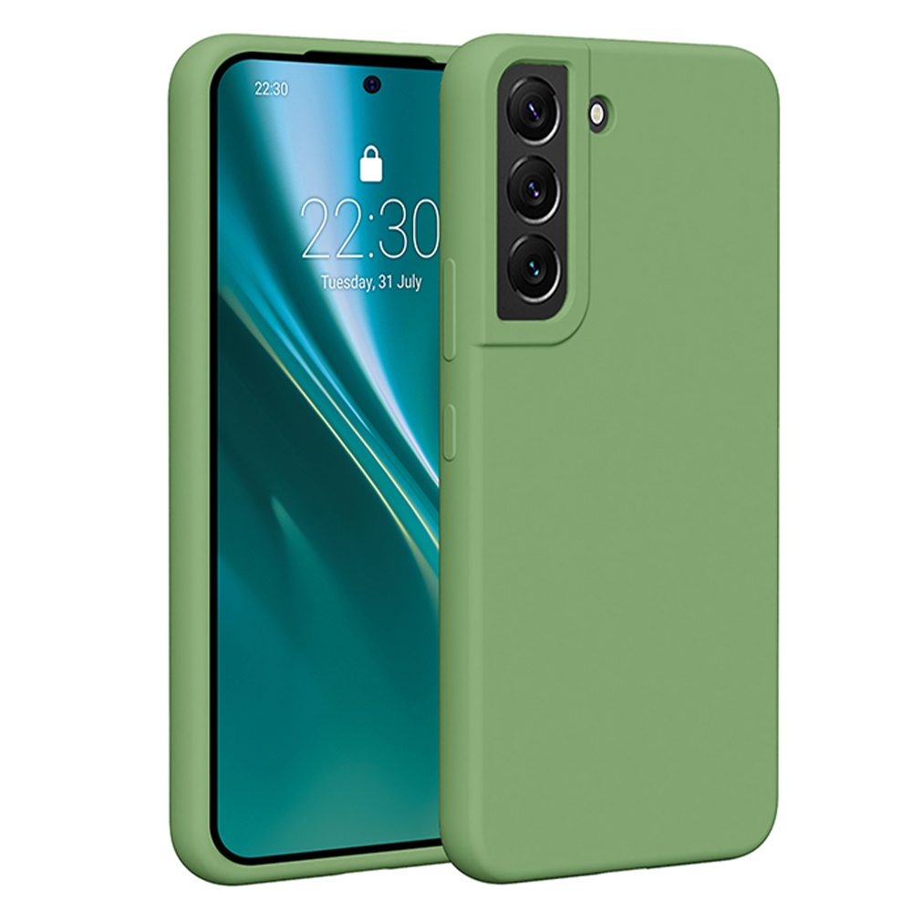 401277_oryg Etteri Silicone case for Samsung Galaxy S22 light green