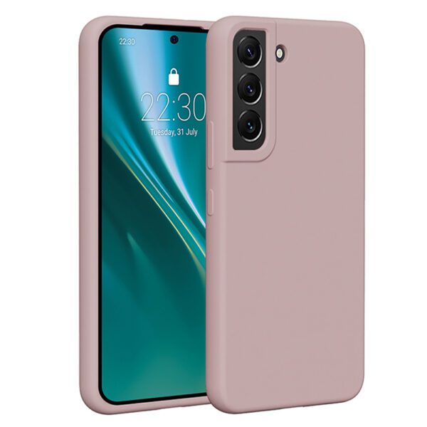 401279_oryg Etteri Silicone case for Samsung Galaxy S22 light pink