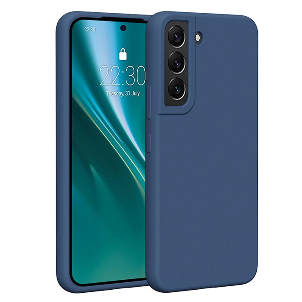 401281_oryg Etteri Silicone case for Samsung Galaxy S22 dark blue