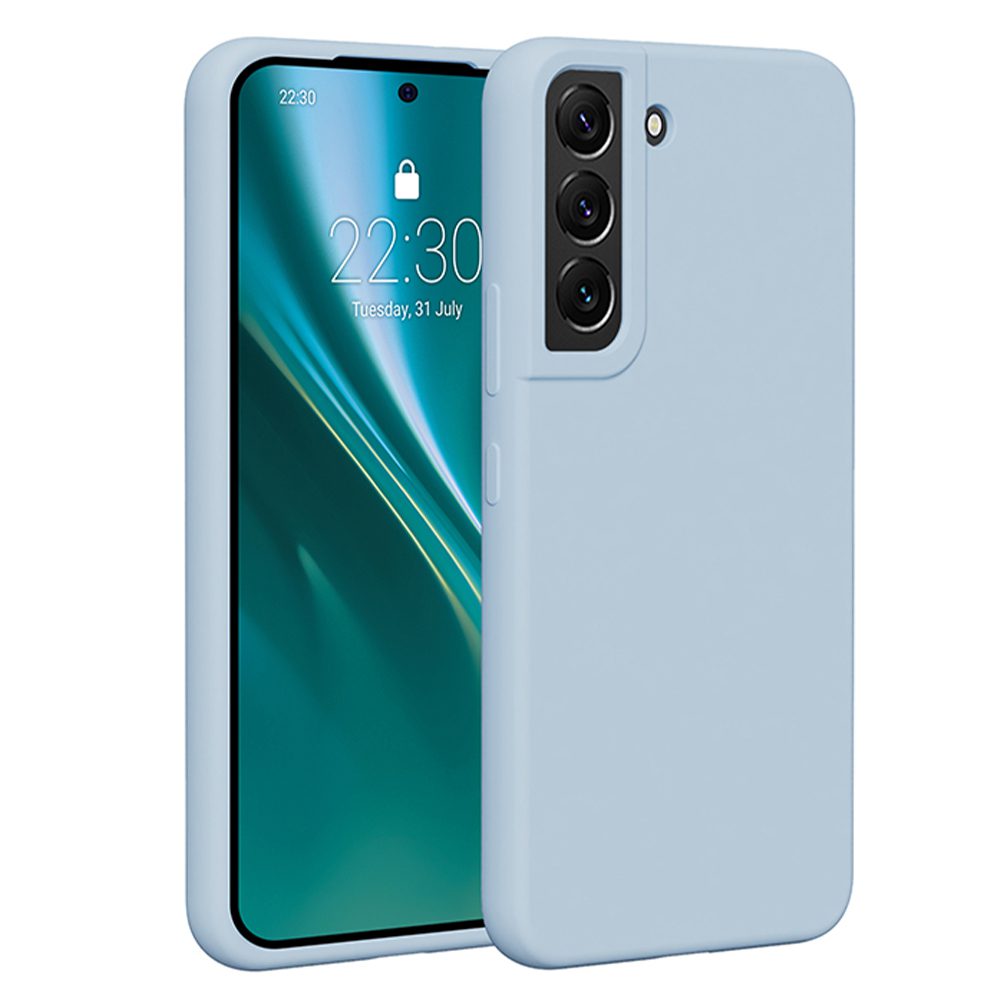 401282_oryg Etteri Silicone case for Samsung Galaxy S22 light blue