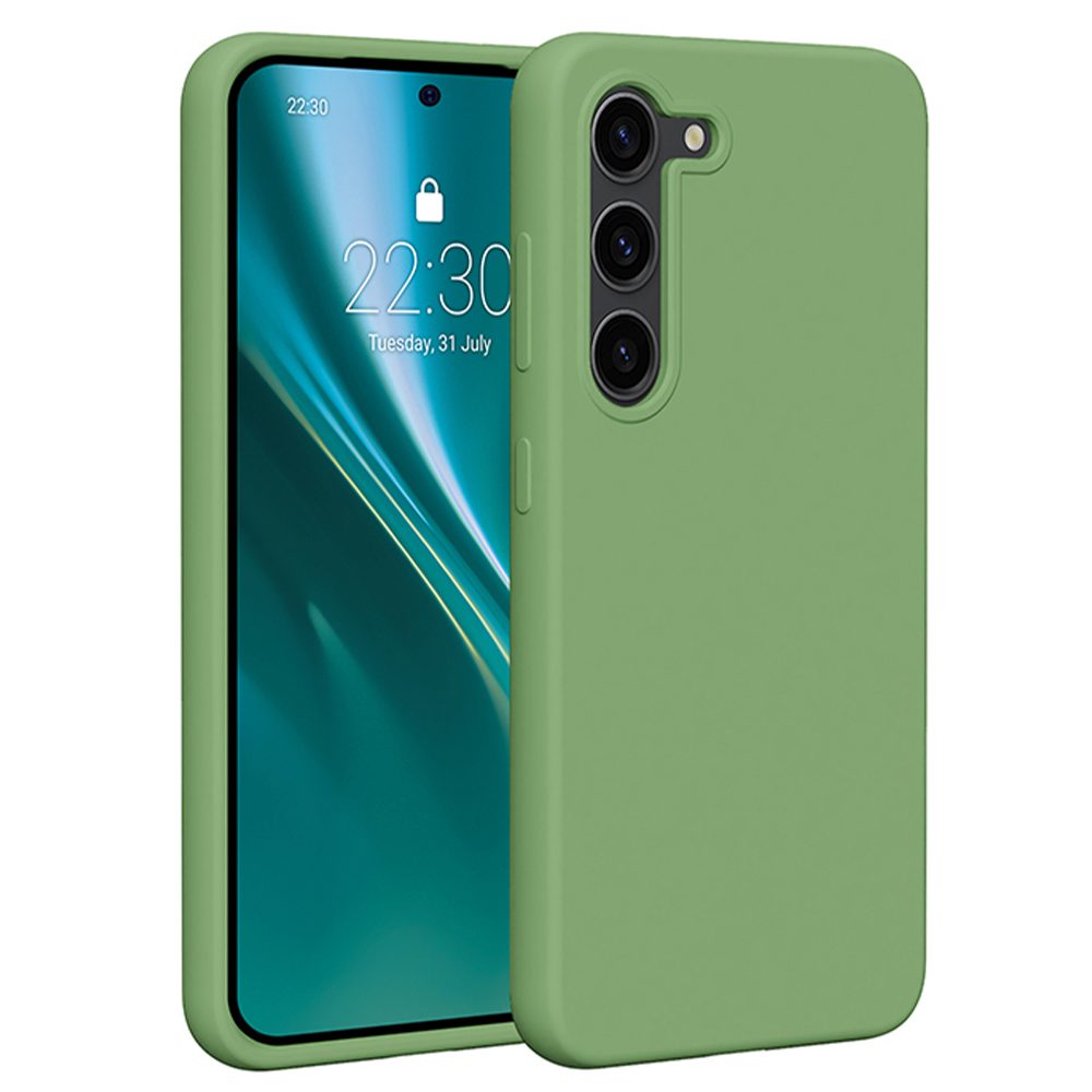 401289_oryg Etteri Silicone case for Samsung Galaxy S23 light green
