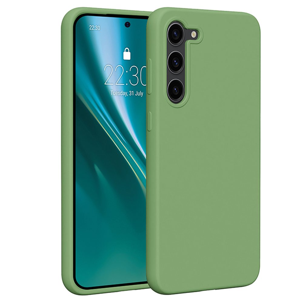 401295_oryg Etteri Silicone case for Samsung Galaxy S23 Plus light green