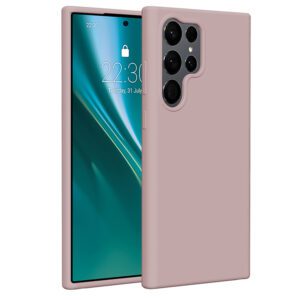 401309_oryg Etteri Silicone case for Samsung Galaxy S23 Ultra light pink