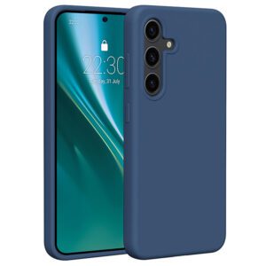 401317_oryg Etteri Silicone case for Samsung Galaxy S24 dark blue