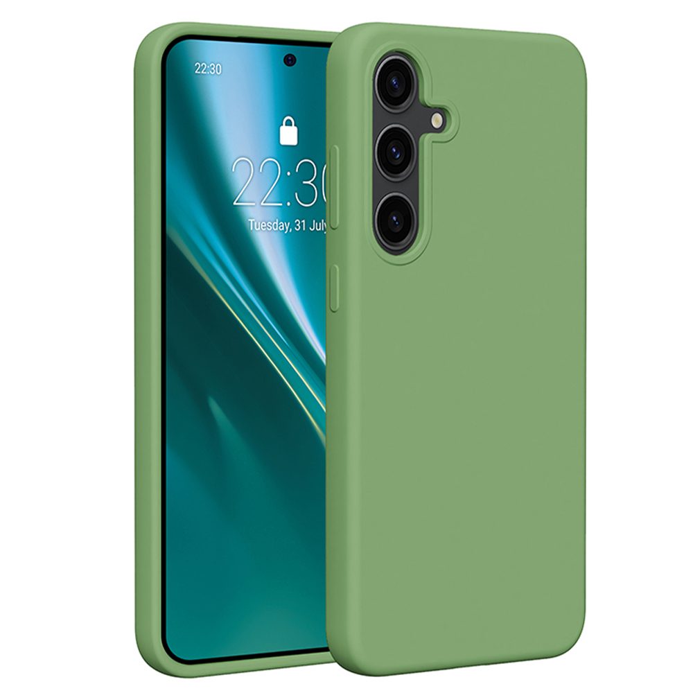 401319_oryg Etteri Silicone case for Samsung Galaxy S24 Plus light green