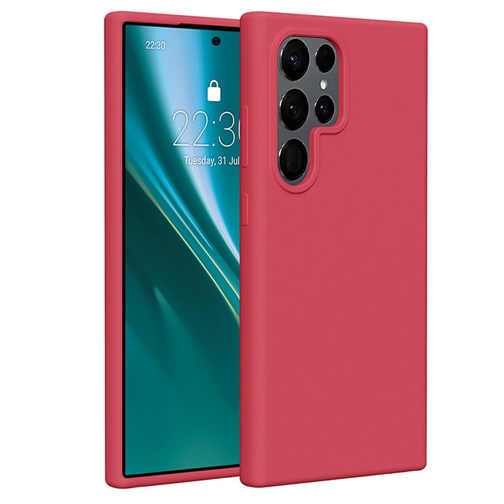 401326_oryg Etteri Silicone case for Samsung Galaxy S24 Ultra raspberry