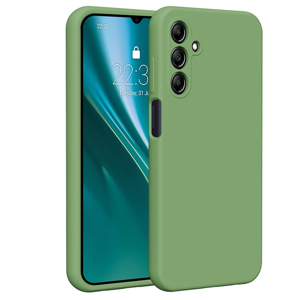 401394_oryg Etteri Silicone case for Samsung Galaxy A15 4G / A15 5G light green