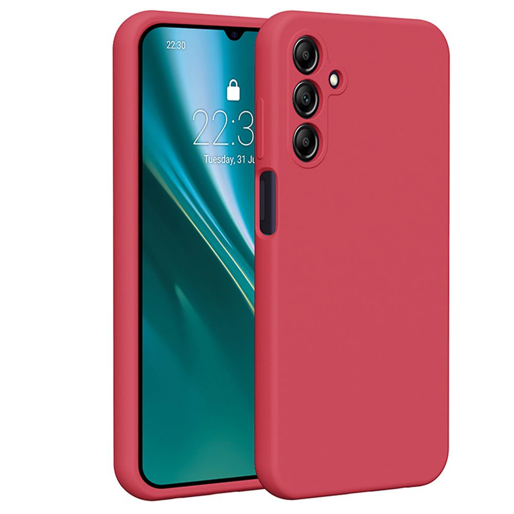 401395_oryg Etteri Silicone case for Samsung Galaxy A15 4G / A15 5G raspberry