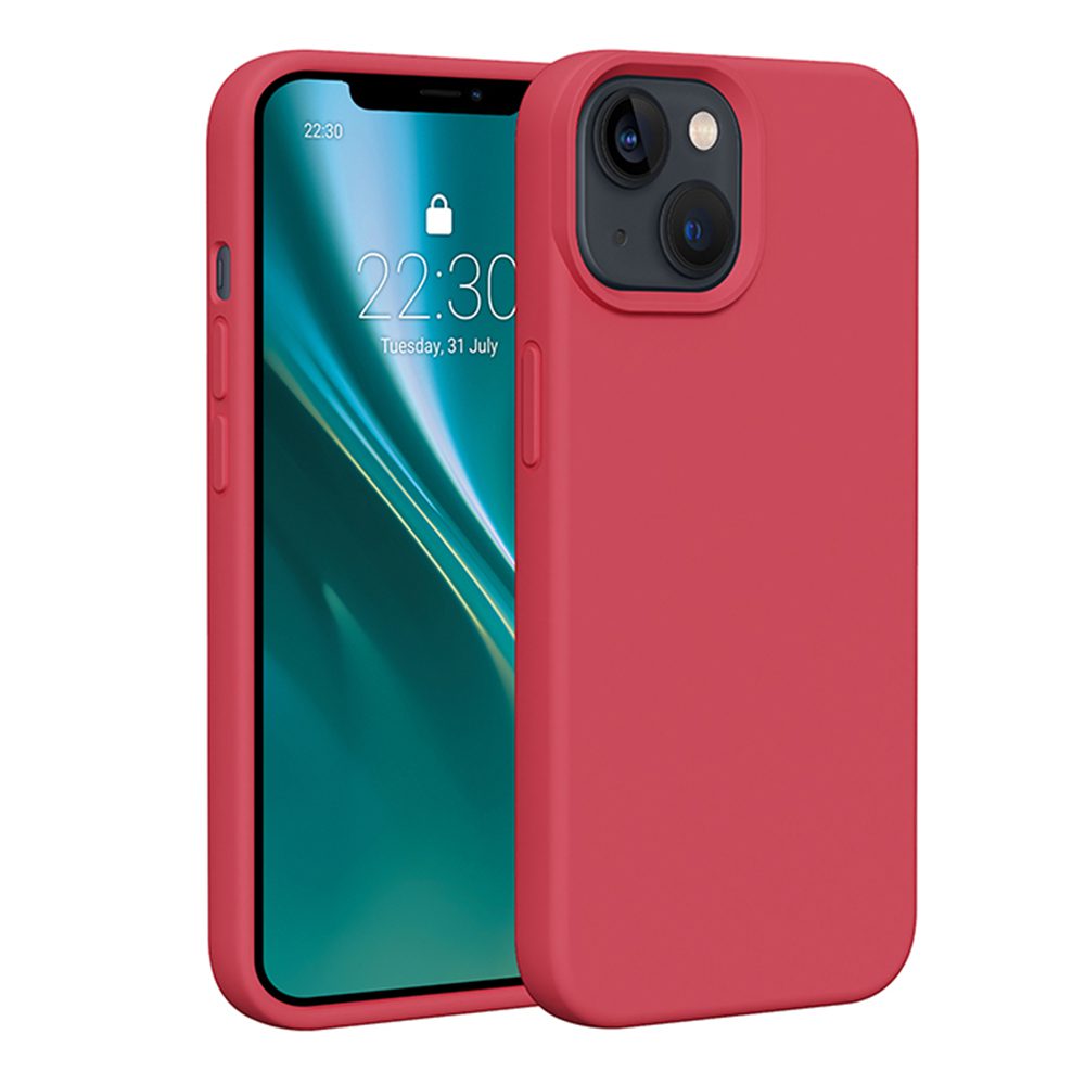 401432_oryg Etteri Silicone case for iPhone 14 6,1" raspberry