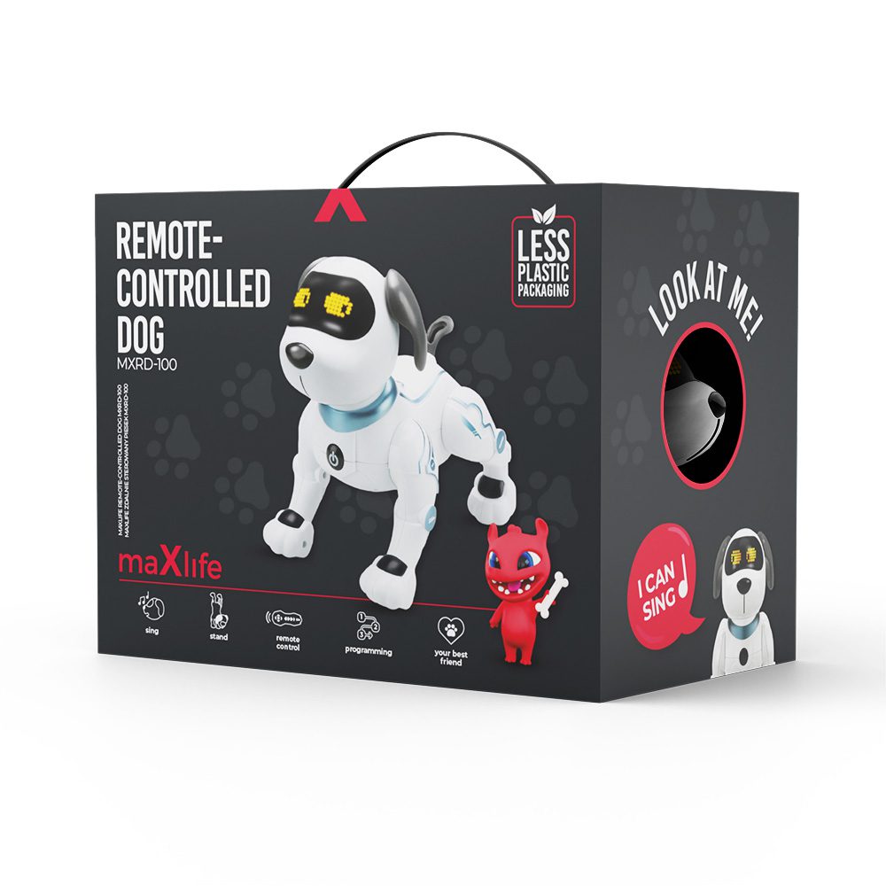 Maxlife remote-controlled dog MXRD-100 white