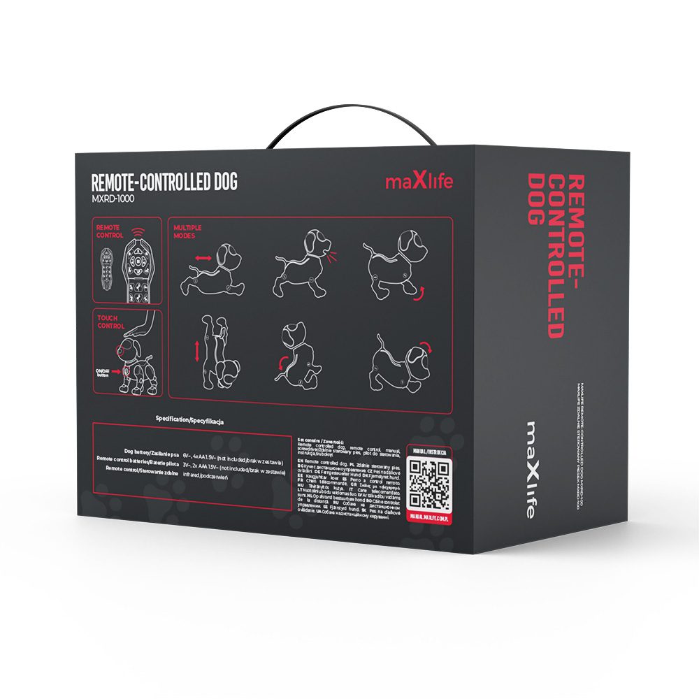 Maxlife remote-controlled dog MXRD-100 white