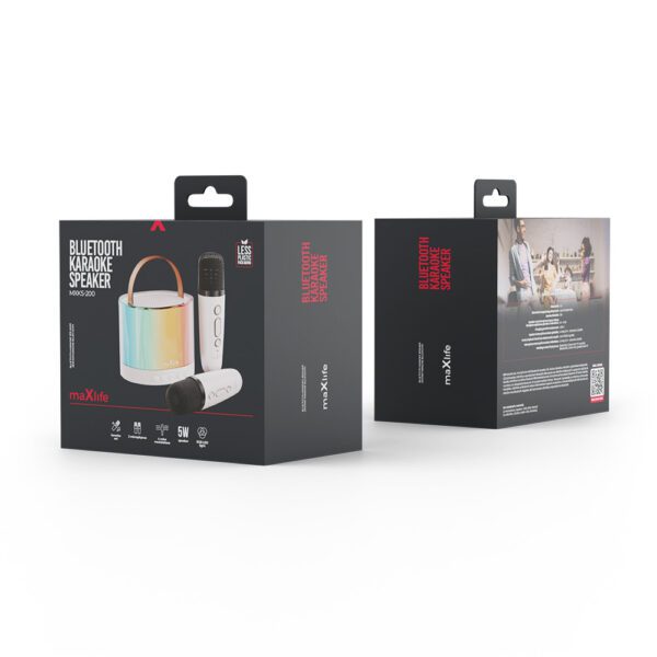 Maxlife Bluetooth karaoke speaker MXKS-200 white