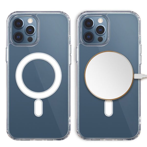 401667_oryg Anti Shock 1,5 mm Mag case for iPhone 12 Mini 5,4" transparent big hole