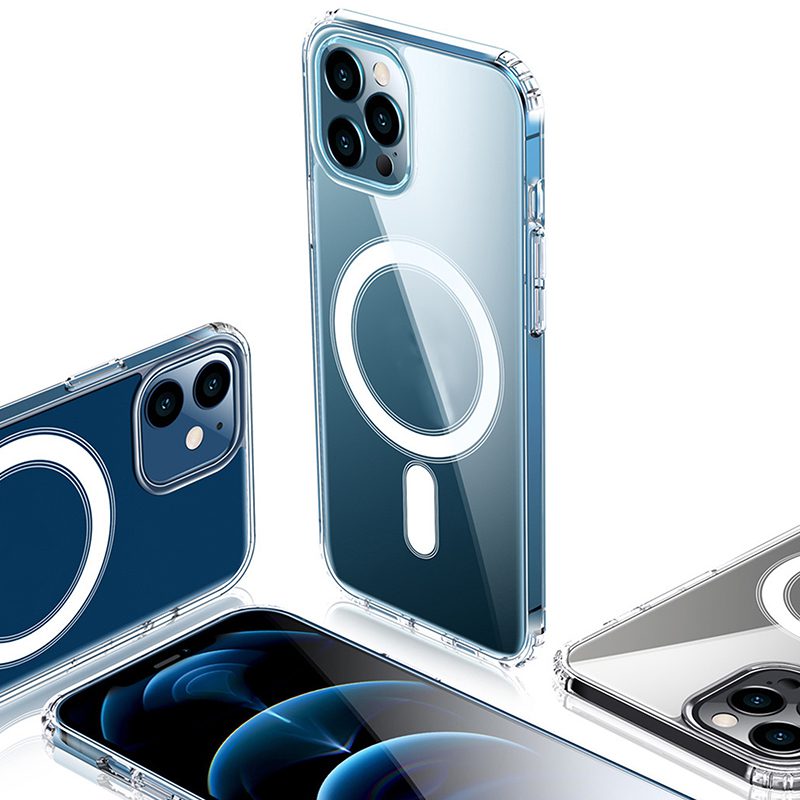 401668_oryg Anti Shock 1,5 mm Mag case for iPhone 13 Pro Max 6,7" transparent big hole