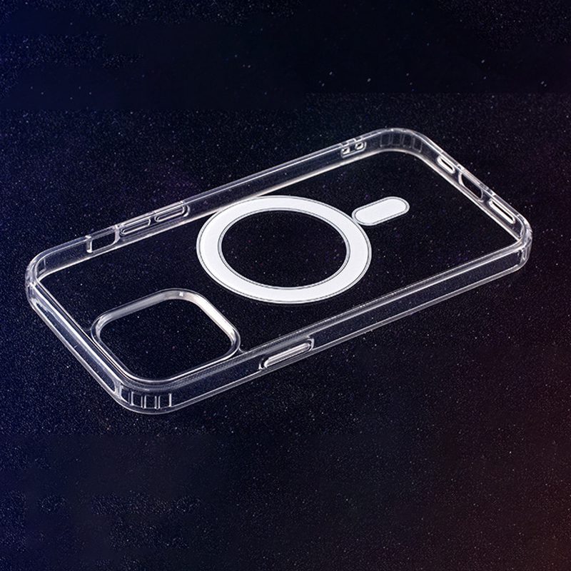 401669_oryg Anti Shock 1,5 mm Mag case for iPhone 13 Pro Max 6,7" transparent big hole