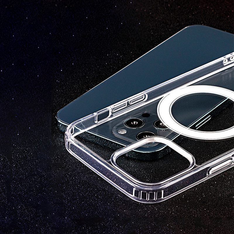 401670_oryg Anti Shock 1,5 mm Mag case for iPhone 13 Pro Max 6,7" transparent big hole