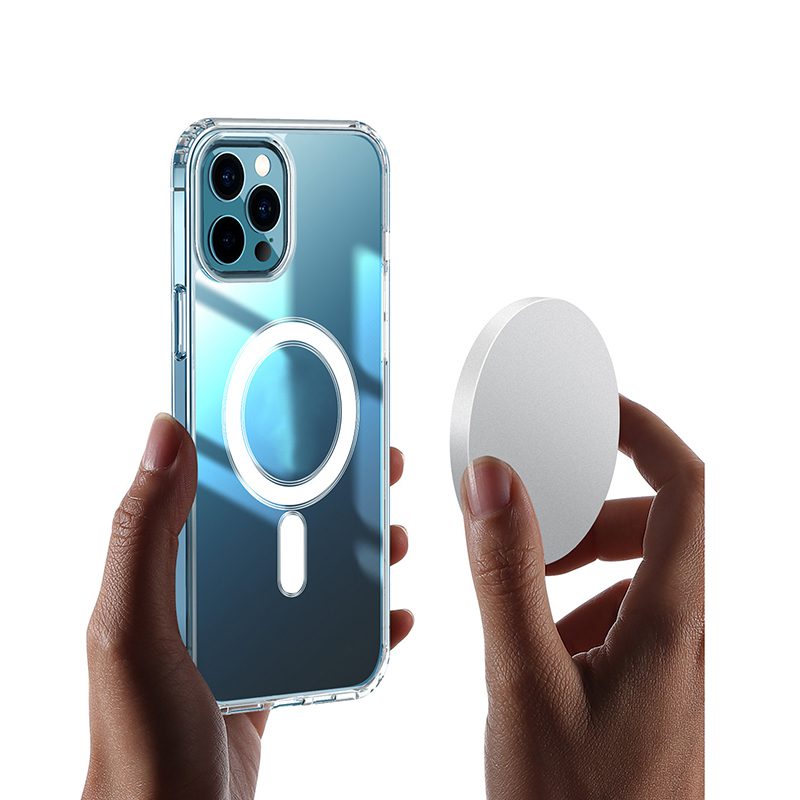 401671_oryg Anti Shock 1,5 mm Mag case for iPhone 13 Pro Max 6,7" transparent big hole