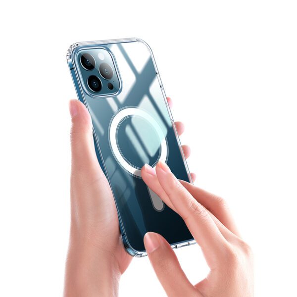 401672_oryg Anti Shock 1,5 mm Mag case for iPhone 12 Mini 5,4" transparent big hole