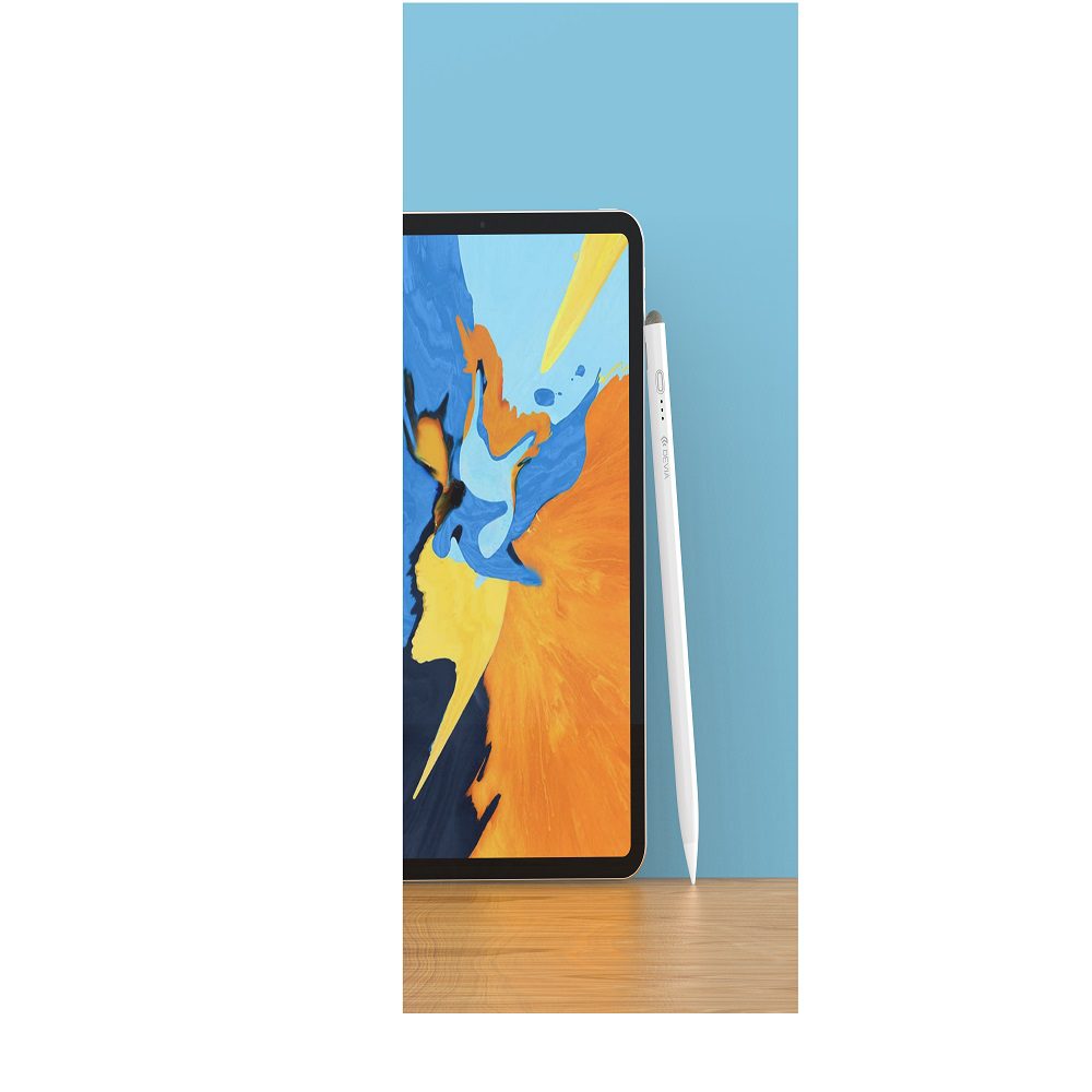 402778_oryg Devia iPad screen pencil for iPad / iPad Pro / iPad Air / Mini (since 2018 ) and all capacitive screens white