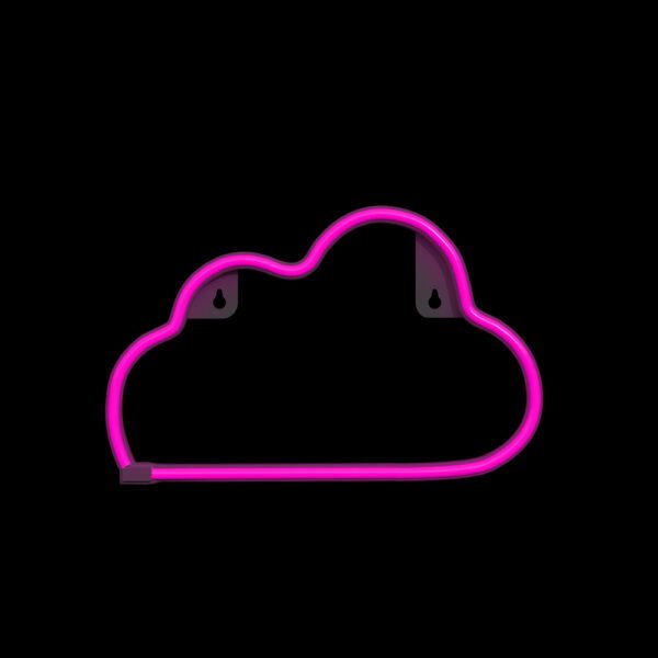 Neon LED Light CLOUD pink NNE25 Neolia