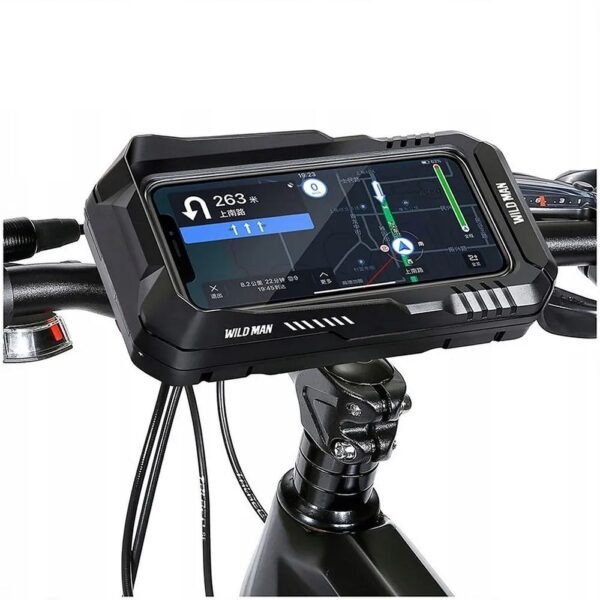 402aa8de3ce1ce0f56b4094e9efa9e30 WILDMAN traveling bag for bike handlebars 0,5L (4 "- 7") FK4 black