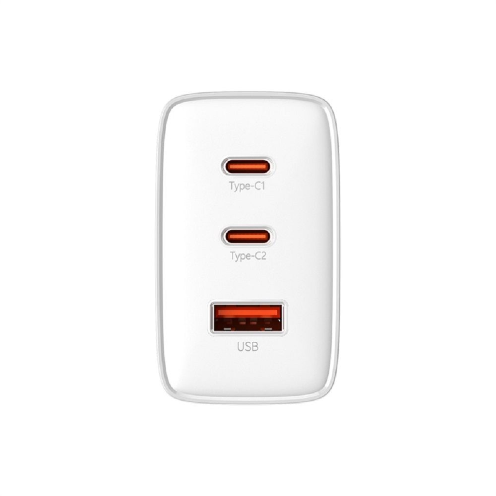 404325_oryg Baseus wall charger Cube Pro PD 65W 2x USB-C 1x USB white