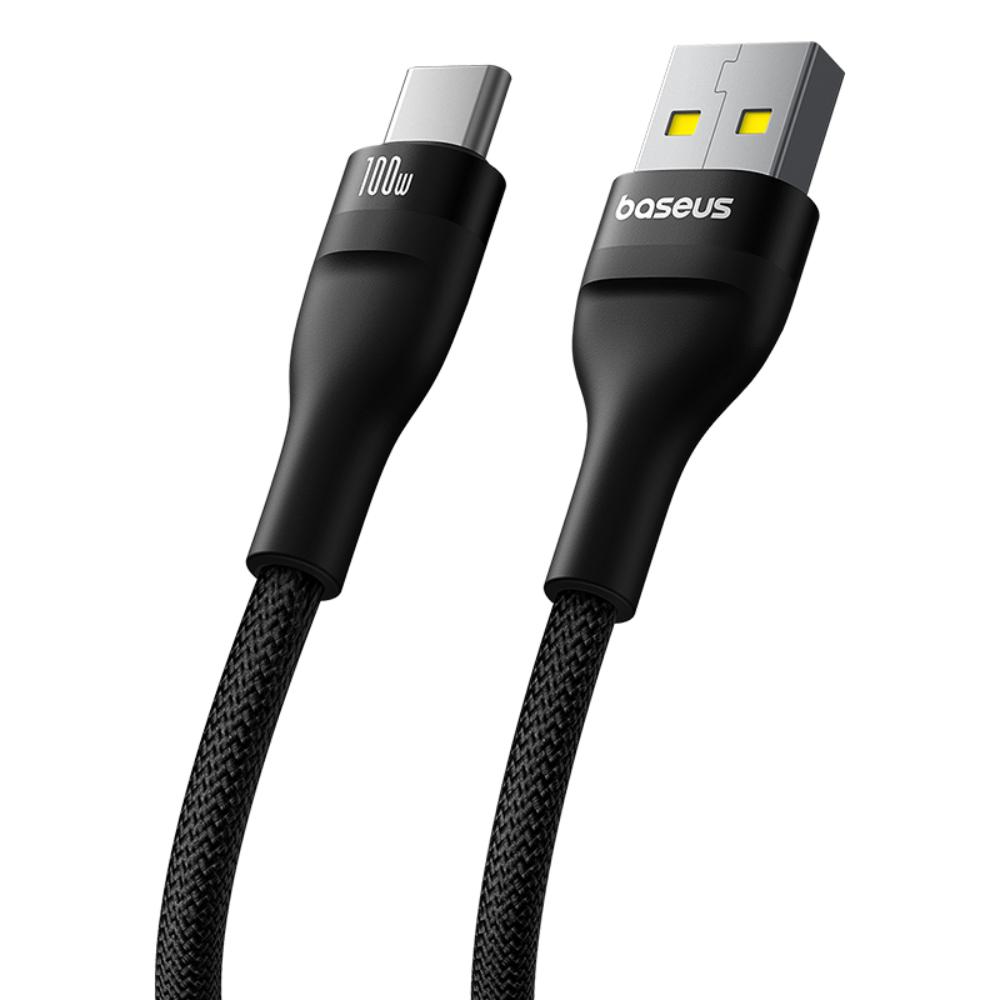 Baseus Flash 2 Charging Cable USB to USB-C 100W 1m Cluster Black