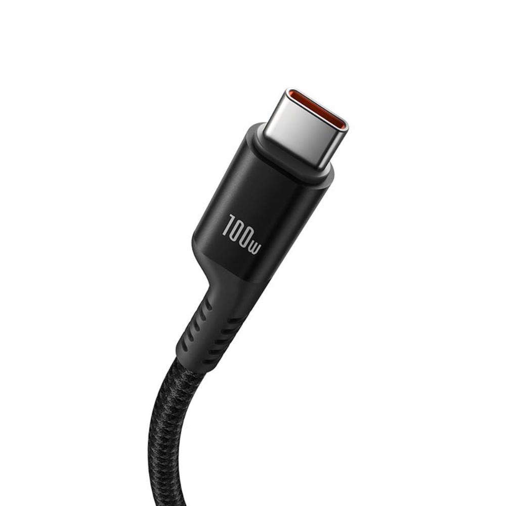 Baseus Fish-Eye Fast Charging Data Cable USB-C to USB-C 100W 1m Cluster Black