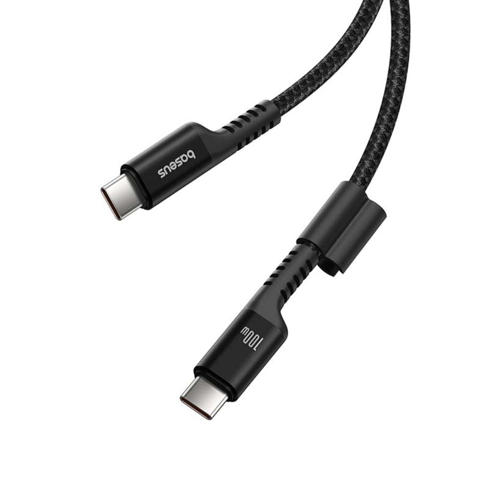 Baseus Fish-Eye Fast Charging Data Cable USB-C to USB-C 100W 1m Cluster Black