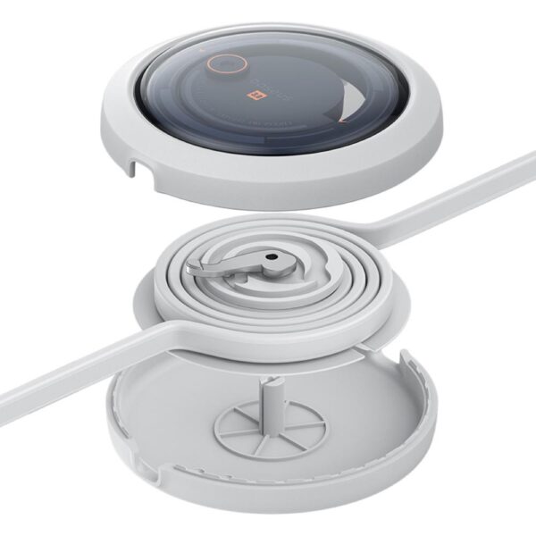 404466_oryg Baseus Free2Draw Retractable Crystal Fast Charging Data Cable USB to M+L+C 100W 1.1m Moon White