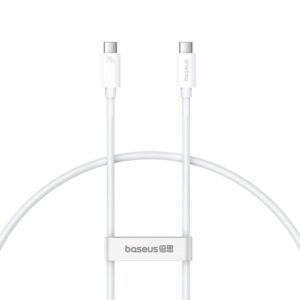 Baseus Superior Series 2 Fast Charging Data Cable Type-C to Type-C 100W 1m Moon White
