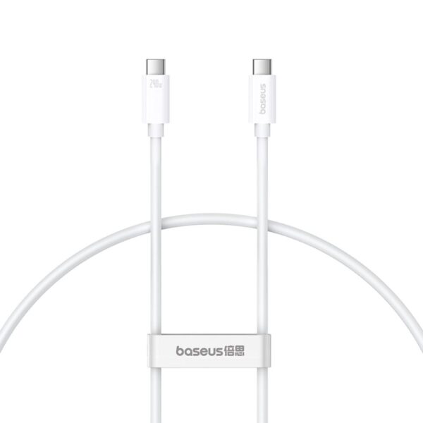 Baseus Superior Series 2 Fast Charging Data Cable Type-C to Type-C 100W 1m Moon White