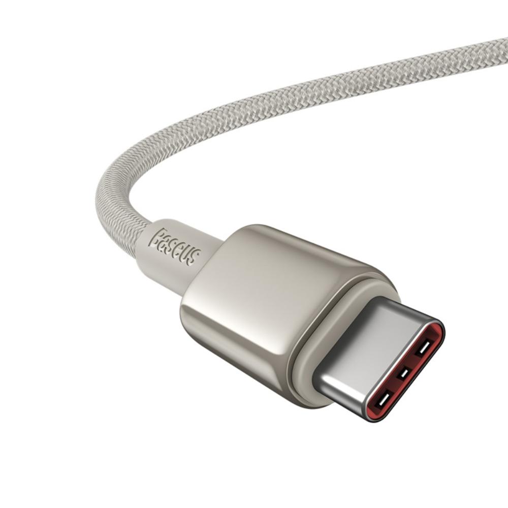 404528_oryg Baseus Tungsten Gold Fast Charging Data Cable Type-C to Type-C 100W 1m Titanium Galaxy Gold