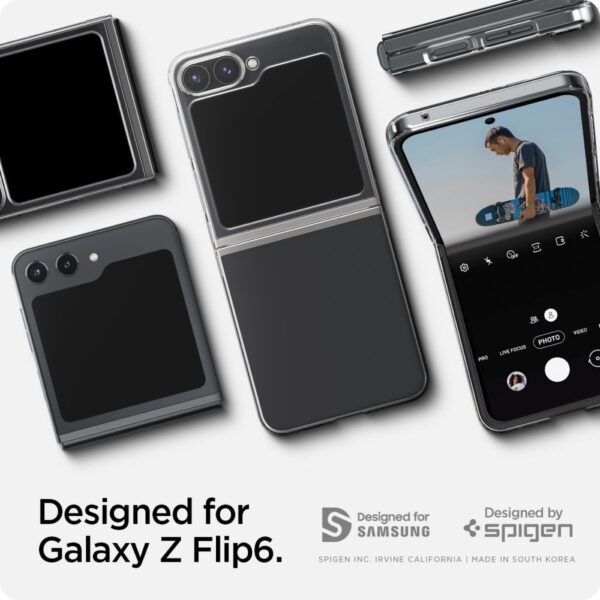405298_oryg Spigen AirSkin Galaxy Z Flip 6 / 7 FE crystal clear