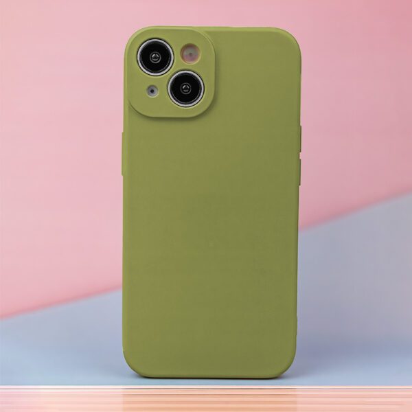 405578_oryg Silicon case for iPhone 16 Plus 6,7" olive